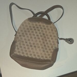 Dooney & Bourke Brown Monogram Backpack